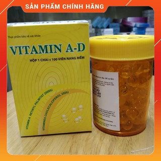 Vitamin A-D lọ 100 viên