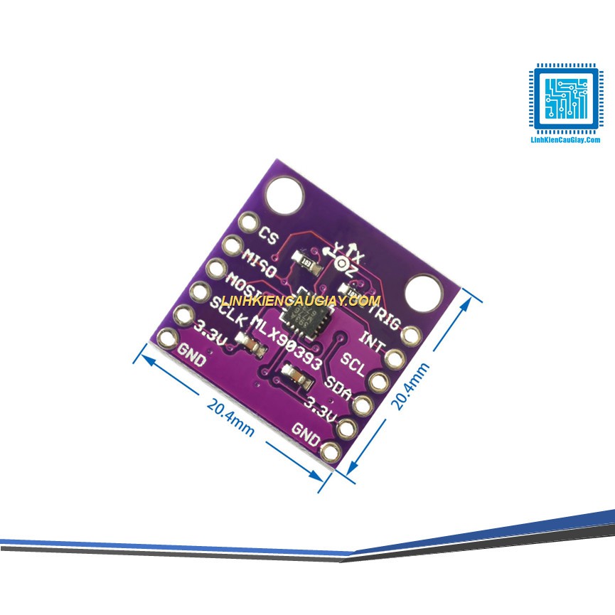 Module từ trường 3D MLX90393