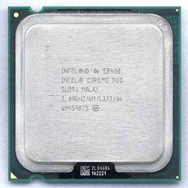 Cpu core 2 duo E8400 3.0ghz sk 775 (tặng keo tản)