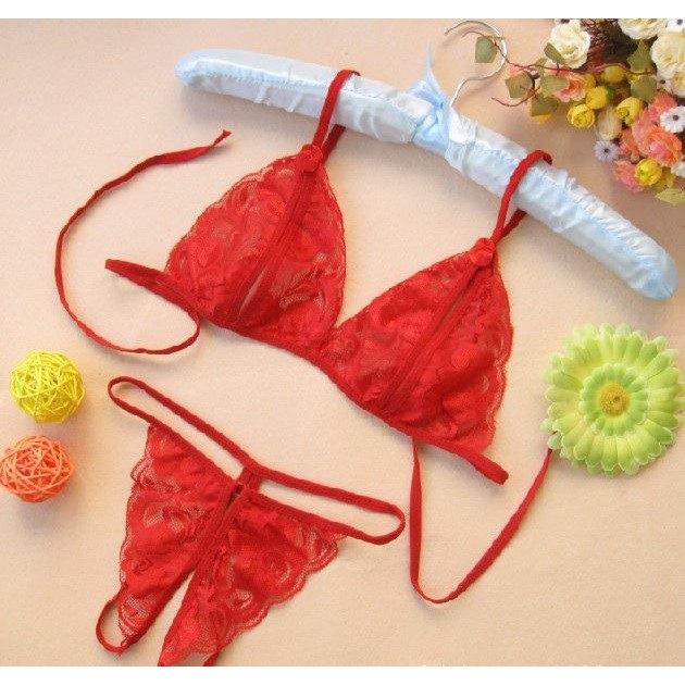 Bộ đồ lót ren midi đơn giản | BigBuy360 - bigbuy360.vn