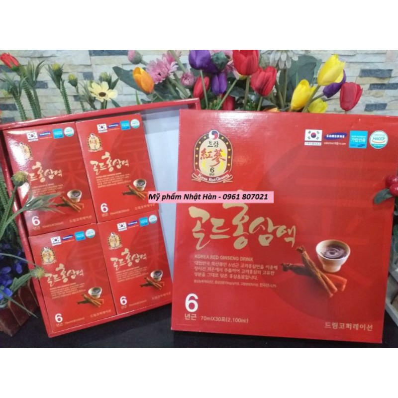 Nước sâm SOBAEK/Nước Sâm DREAM/Sâm lát tẩm Mật Ong Hàn Quốc