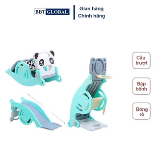 Cầu trượt bập bênh Gấu