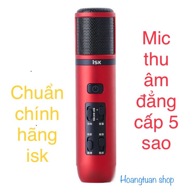 MIC THU ÂM ISK IM6 BỘ ĐỦ LIVE STREAM TẶNG TAI NGHE ISK K1