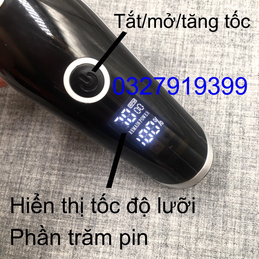 ✅freeship✅ Tông đơ cạo viền cao cấp S525 ( TĂNG TỐC )