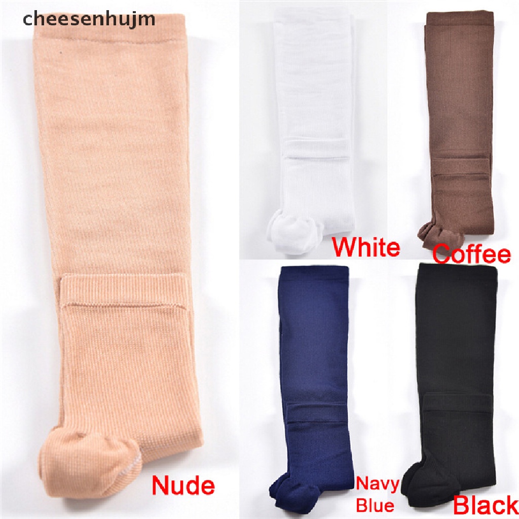 Vớ Nén Hở Ngón Co Giãn Hỗ Trợ Đầu Gối