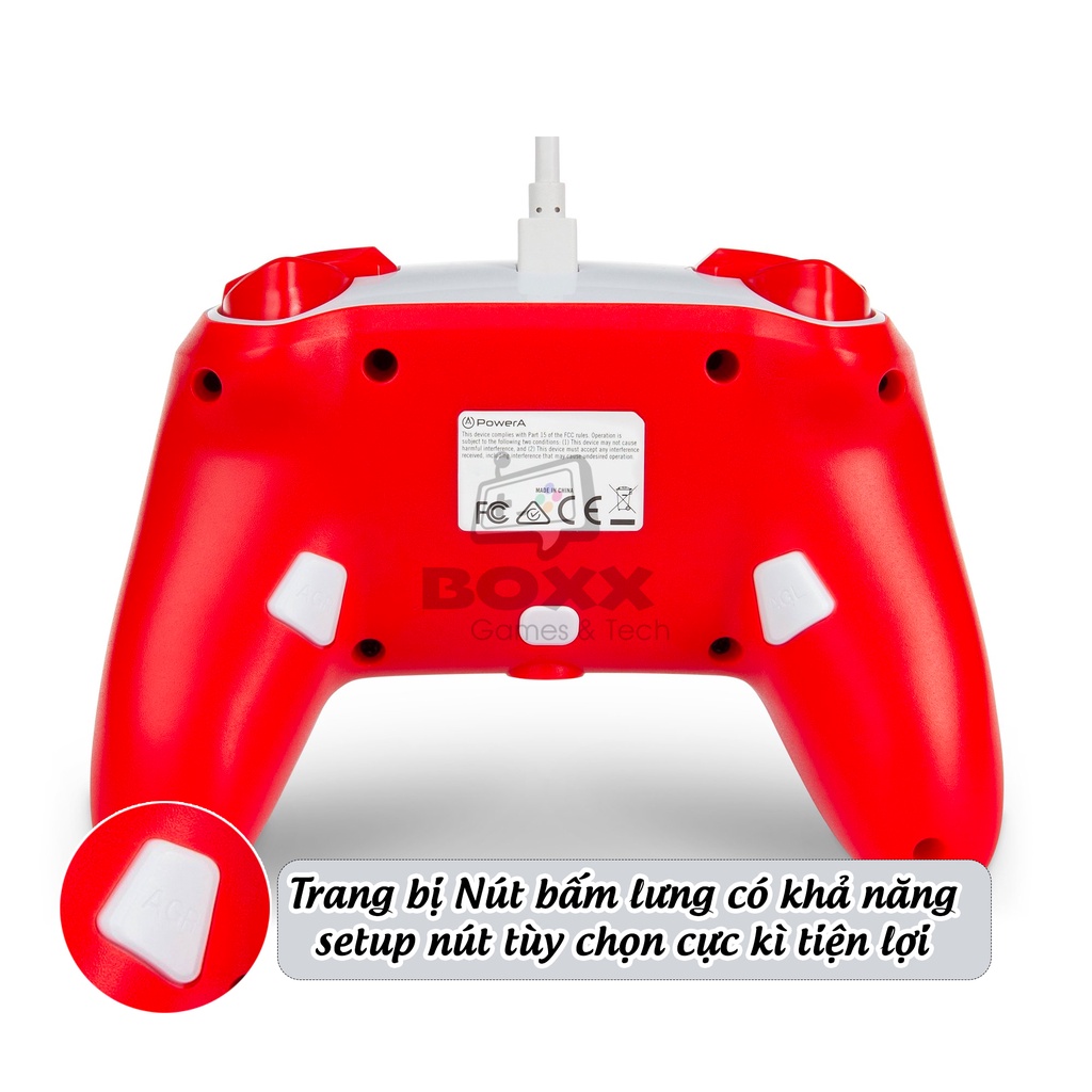 Tay cầm chơi game Nintendo Switch bản có dây chính hãng PowerA