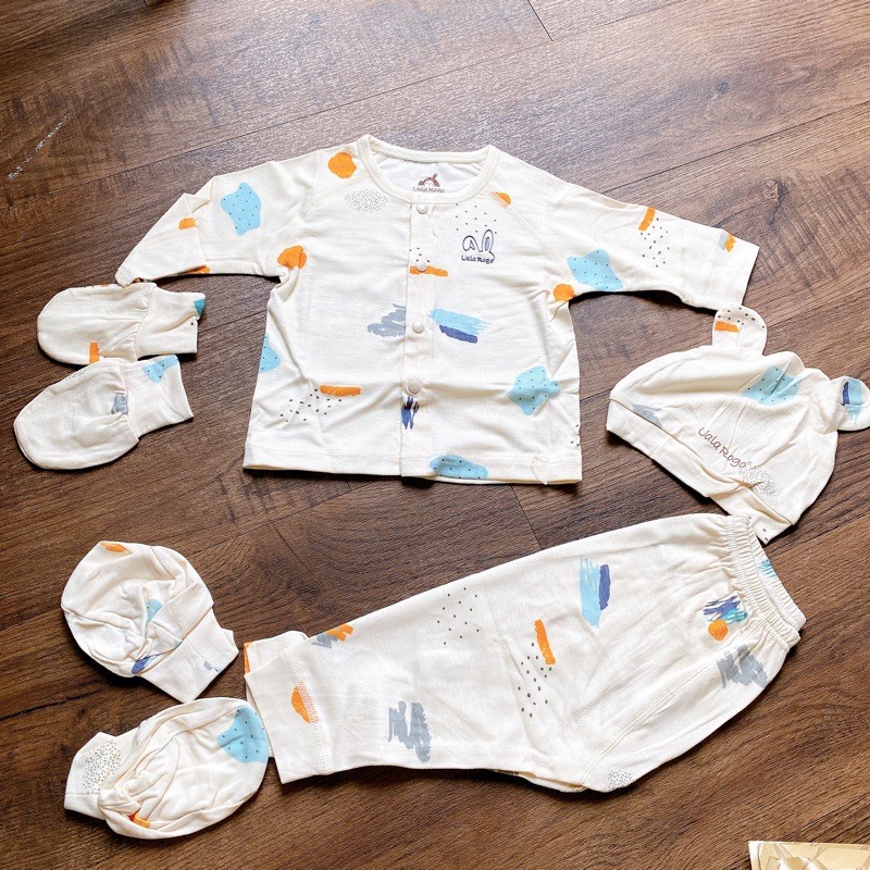 ( giá sỉ) Quần áo cho bé hãng Uala Rogo bộ dài 5 chi tiết 0-36month