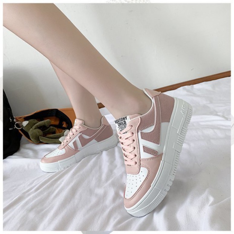 Giày Thể Thao Nữ, Giày Sneaker Nữ Học Sinh 3 Màu Mẫu Mới 2021 TD 130