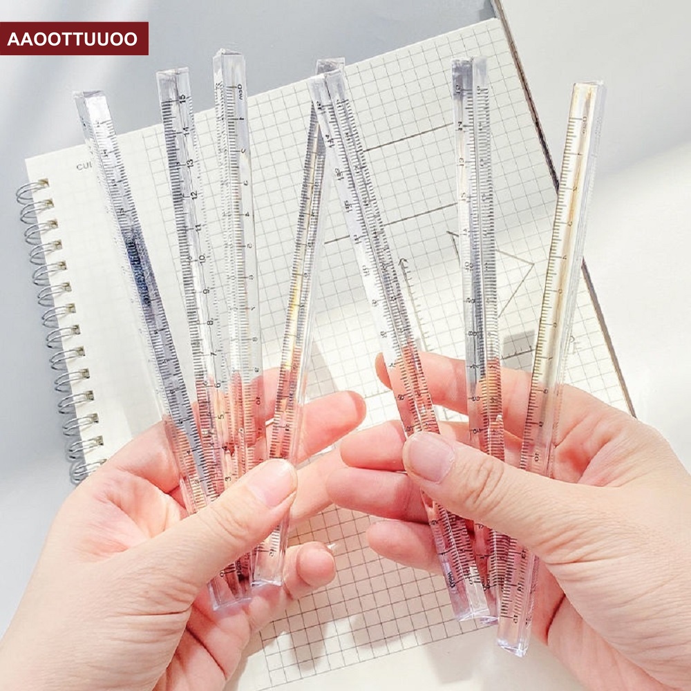 Thước tam giác đo trong suốt 15cm