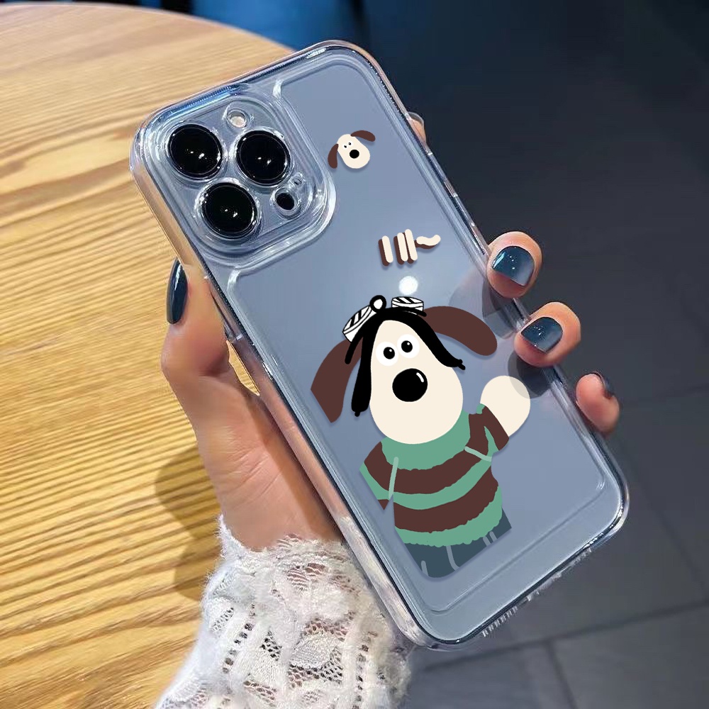 Ốp Điện Thoại TPU Acrylic Chống Sốc Hình Chú Chó Cho IPhone 14 Pro Max 11 12 13 Pro Max 8 7 14 Plus XR X XS Max SE 2020 SE3