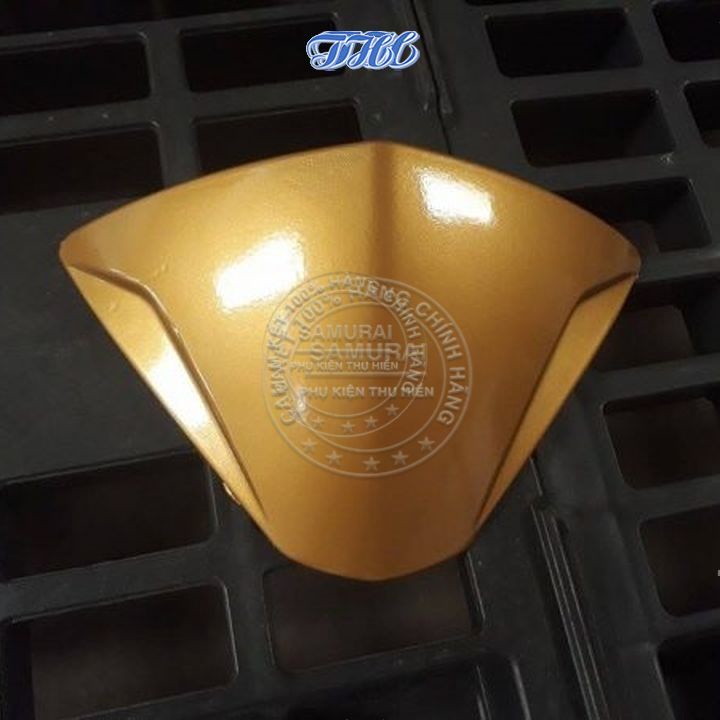 Combo 4 chai sơn samurai màu vàng ánh kim gồm:  uch210 -  3/124 -  8/123 - k1k - giấy nhám p800