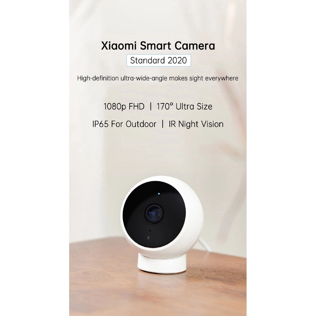 Camera Giám Sát 2020 Xiaomi Mijia Ai Smart Ip 1080p Ip65 Góc Rộng 170 Độ Chống Thấm Nước