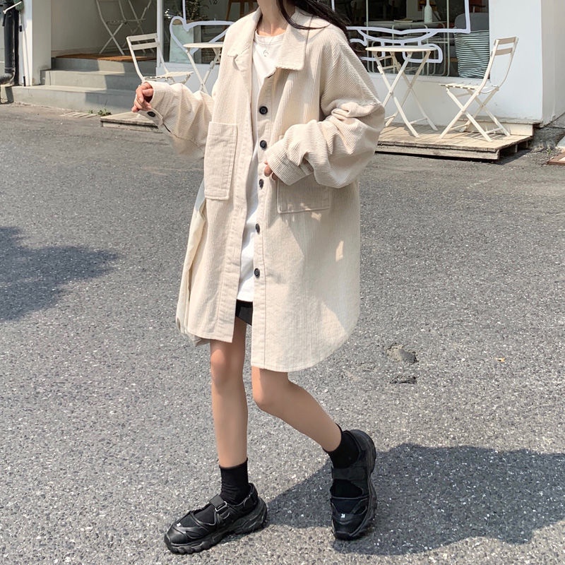 【Yuki】Áo sơ mi fom rộng có túi trước ngực siêu phong cách | BigBuy360 - bigbuy360.vn