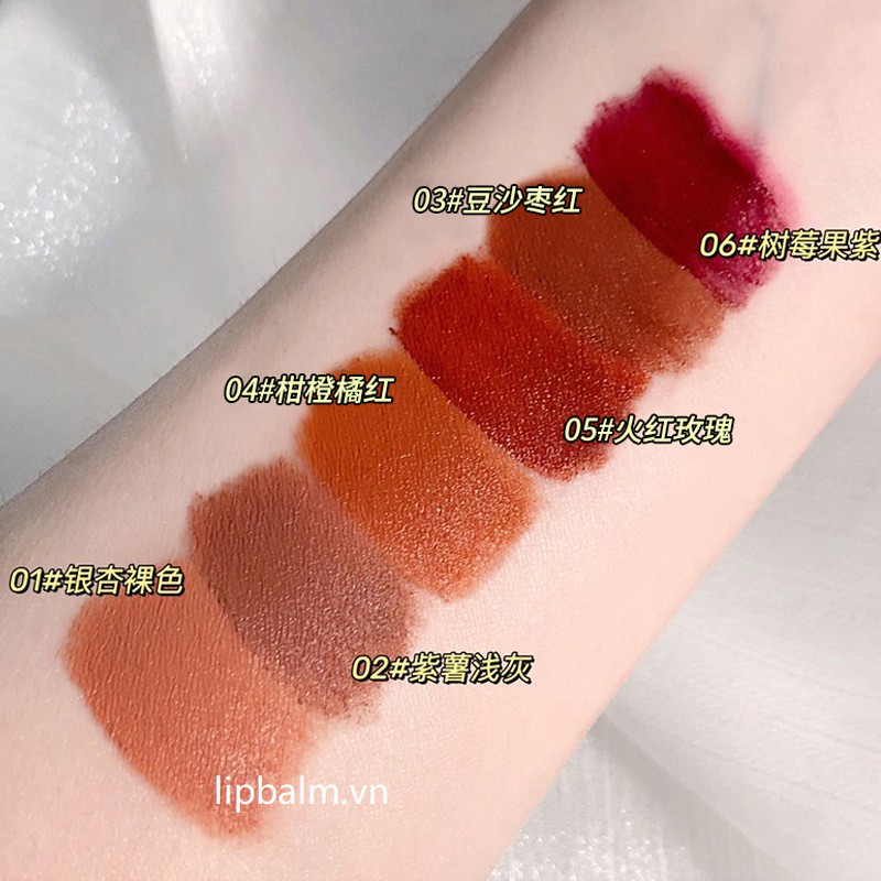 MAFFICK Matte Velvet Lip Glaze Son bóng trang điểm nude không thấm nước và không phai | BigBuy360 - bigbuy360.vn