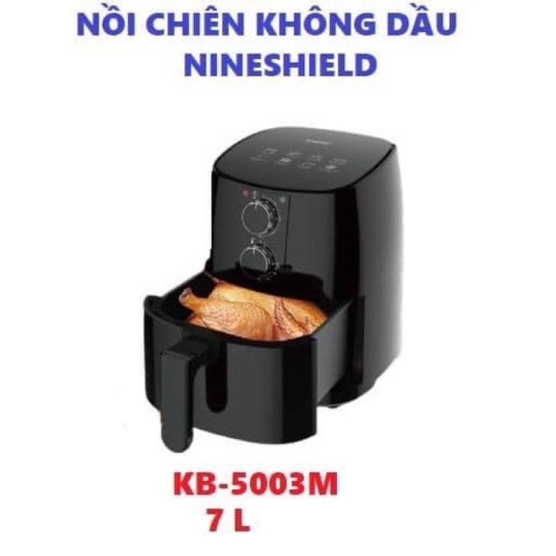 NỒI CHIÊN KHÔNG DẦU NINE SHIELD 7L MẪU MỚI