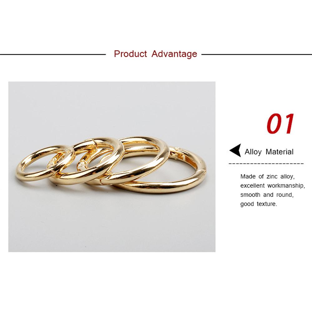 DANILO Khóa Tròn Bằng Hợp Kim Kẽm Cho Túi Xách DIY