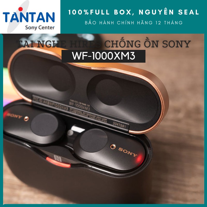 Tai Nghe HI-RES CHỐNG ỒN Sony WF-1000XM3 | Xuất xứ: Malaysia - HD Noise Cancelling QN1e - DSEE HX™ - Xuất xứ: Malaysia