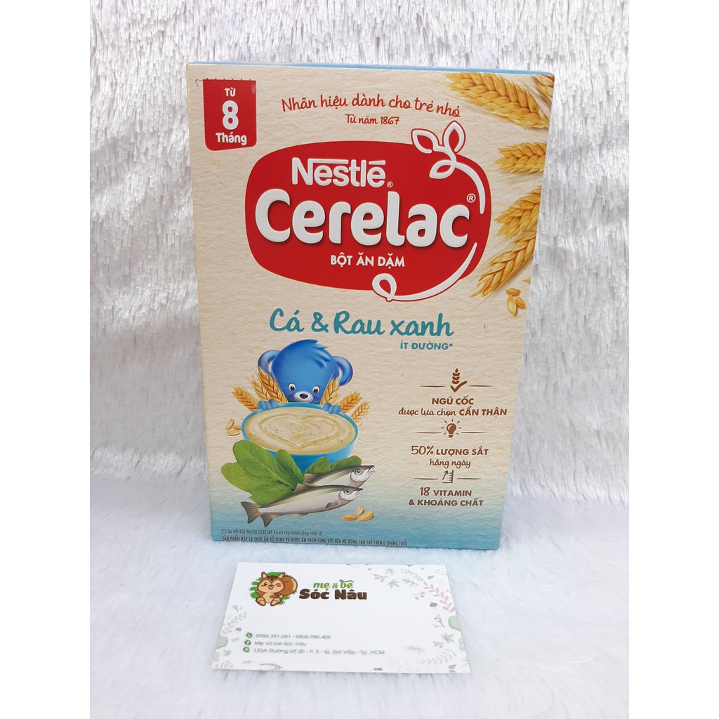 Bột Ăn Dặm Nestlé Cerelac lúa mì sữa 200g dành cho bé 6M