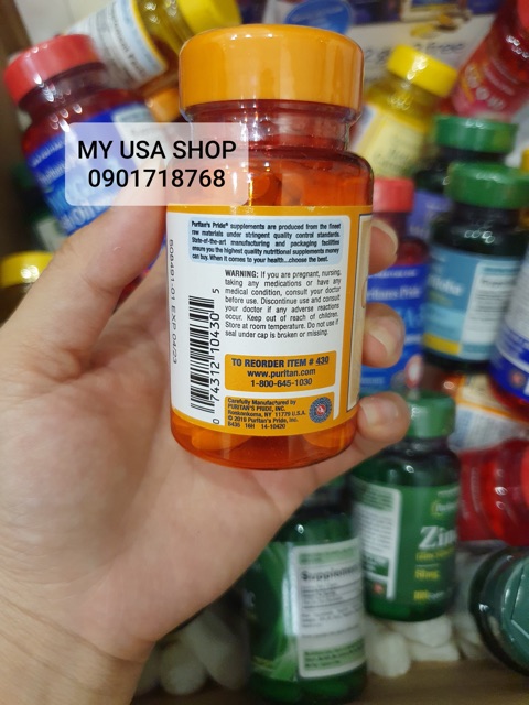 {CHÍNH HÃNG}Viên uống mờ vết thâm ❤️ Vitamin C 500mg Bioflavonoids & Rose Hips Puritan’s Pride 100 viên | BigBuy360 - bigbuy360.vn