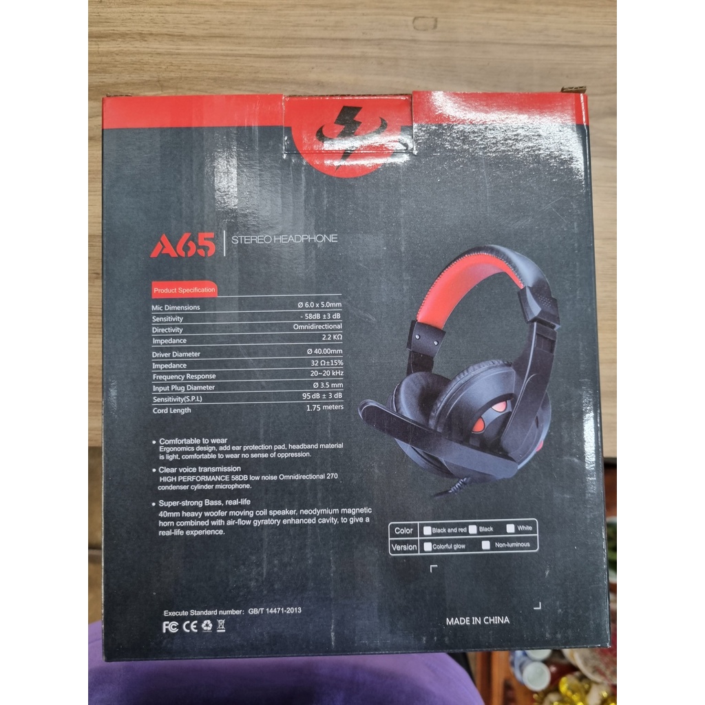 TAI NGHE CHỤP TAI A65 GAMING