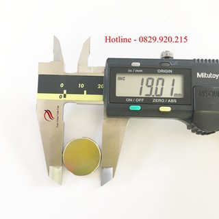 bộ 10 viên nam châm 19x3mm