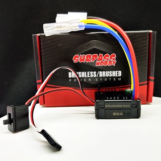 Bộ điều khiển tốc độ điện tử esc 60a esc 1060 cho xe hơi điều khiển từ xa 1: 10 vs hobbywing 1060 esc