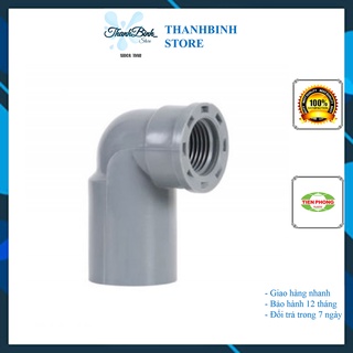 GÓC REN TRONG 21/ 27 MM- NỐI GÓC REN TRONG SIZE 21/ 27 MM- PVC NHỰA TIỀN PHONG PN10