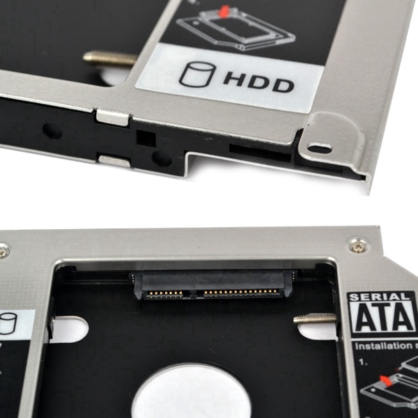 Khay caddy gắn ổ cứng HDD SSD 2.5 9.5mm SATA thứ hai cho MacBook