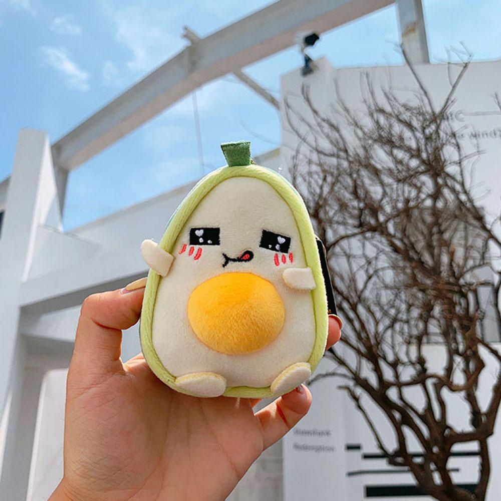 1 Móc Khóa Hình Trái Bơ Mềm Mại Dễ Thương