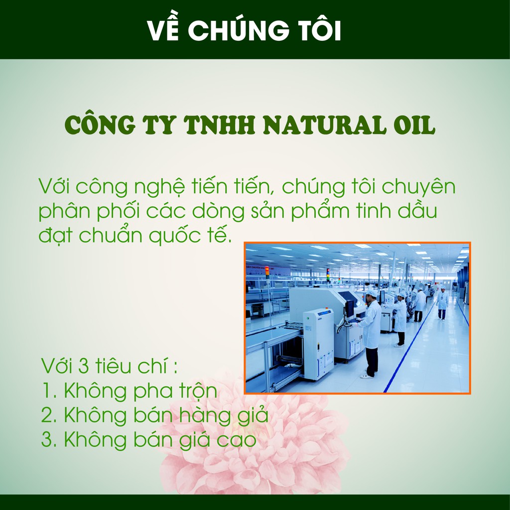 Tinh Dầu Hoa Anh Đào - Tinh chất 100% tự nhiên - Lọ 10 - 30ml