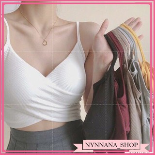 Áo Nữ Đan Chéo Gợi Cảm, Áo Croptop Cực Xinh (Có Mút Ngực)