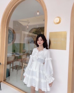 ĐẦM BABYDOLL NHẤN BÈO