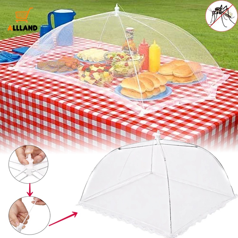 Lồng Bàn Lưới Chống Muỗi Có Thể Gấp Gọn Tiện Dụng Mang Theo Dã Ngoại