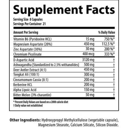 Nutrabolics Test Aggro Tăng Hocmon Nam Bổ Sung Tăng Test Giúp Tăng Cơ Tăng Sinh lý Nam 168 Viên