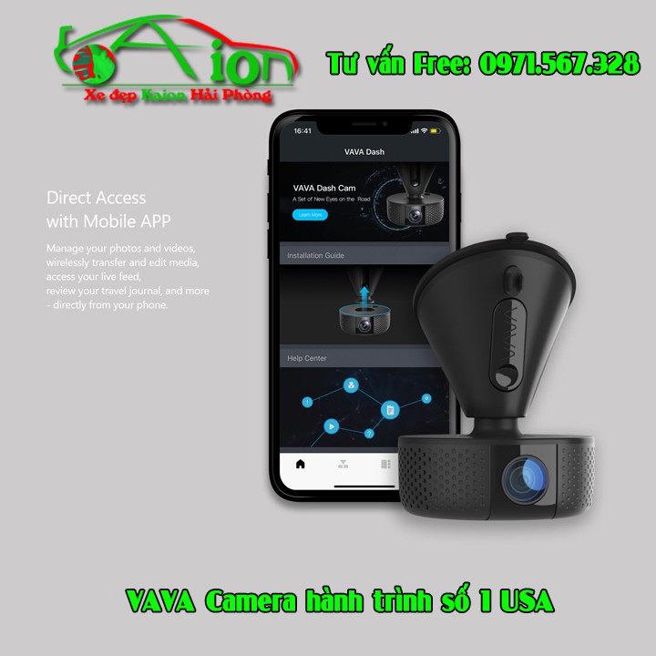 Camera Hành Trình VAVA VD-002 | 2 Camera | VAVA VD-002 Dual Cam - Ghi hành trình Ô tô trước và sau - Chính hãng | BigBuy360 - bigbuy360.vn