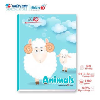 [ Chính hãng ] Tập học sinh 96 trang Điểm 10 TP-NB061 ( 10 cuốn / lốc ) ( hình ngẫu nhiên ) hàng có kiểm tra và an toàn