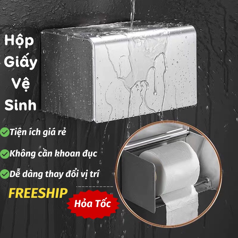 Hộp Đựng Giấy Vệ Sinh Hộp Giấy Vệ Sinh Cao Cấp Chống Nước LEON OFFICIAL