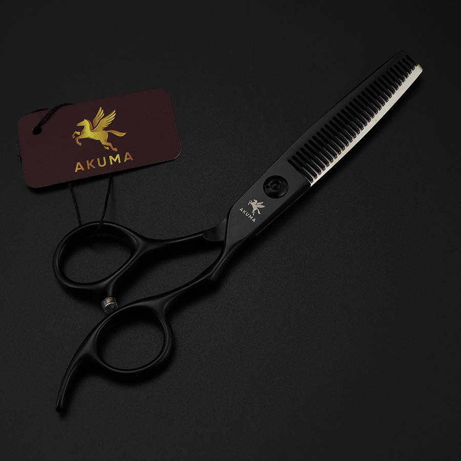 [Mã BMINC50 giảm 50K đơn 150K] Kéo cắt tóc AKUMA CV26 6 inch thép Nhật cao cấp
