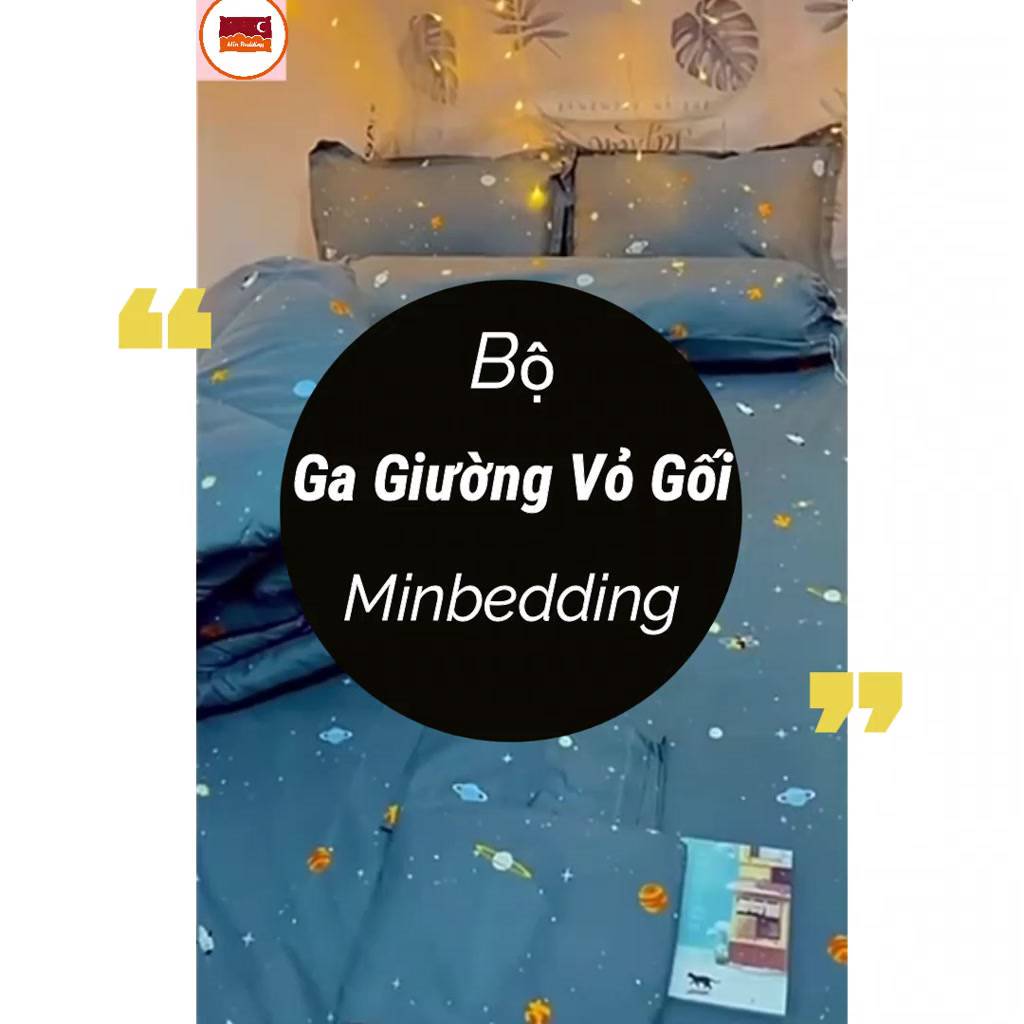 Bộ Ga Giường và 2 Vỏ Gối Cotton Poly Được Chọn Mẫu, Ga Nệm Bo Chun Miễn Phí - Min Bedding | BigBuy360 - bigbuy360.vn