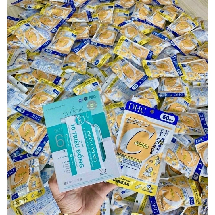 Viên Uống Glutathione 600 DrLacir Dr lacir, Viên Uống Trắng Da Ngừa Nám Glutathione Dr.lacir Hộp 30 viên