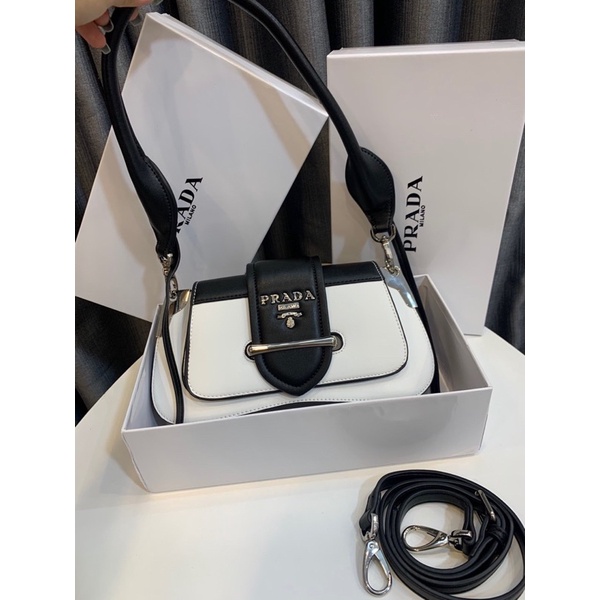 Túi Ba Len Về Sẵn 2 Màu Trắng Đen Fullbox Bản Chuẩn Sịn