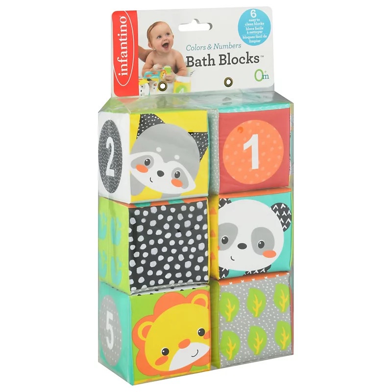 Đồ Chơi Tắm Hình Khối Và Số Infantino Cho Bé