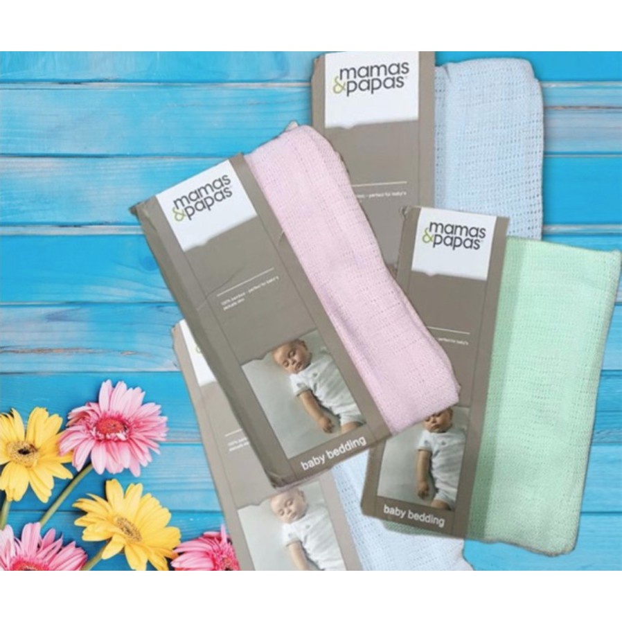 Chăn Lưới Mama Papa Của Anh Mẫu Mới Đủ Màu Cho Bé | Minizon Kids