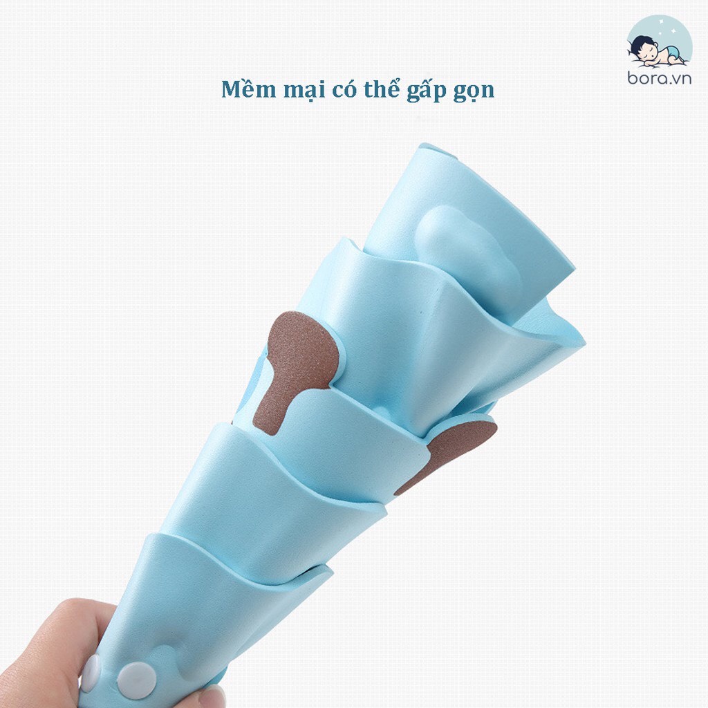 Mũ gội đầu, tắm an toàn cho bé - mũ hình tròn