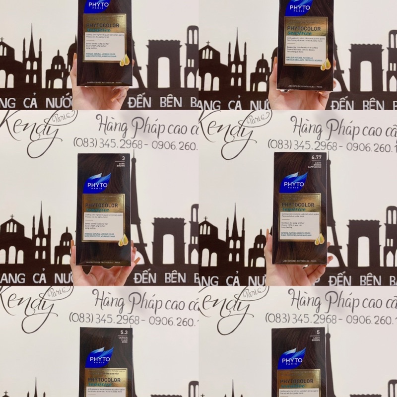 Nhuộm tóc thảo dược Phyto color Sensitive