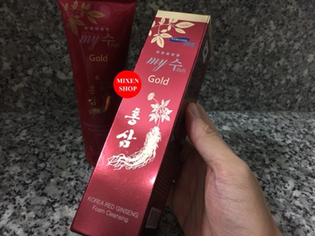 {Chính hãng - Ảnh thật} Sữa Rửa Mặt Sâm My Gold 130ml Chính Hãng Hàn Quốc | BigBuy360 - bigbuy360.vn