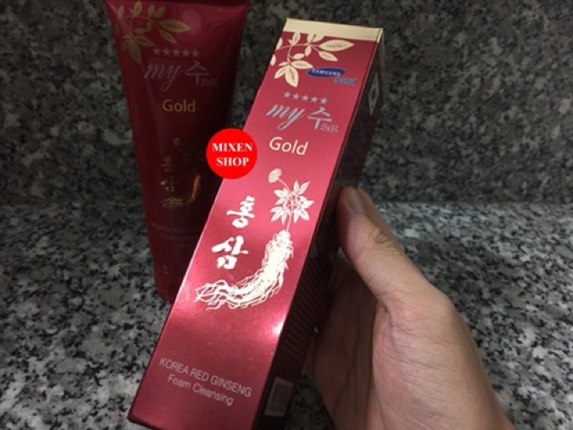 {Chính hãng - Ảnh thật} Sữa Rửa Mặt Sâm My Gold 130ml Chính Hãng Hàn Quốc