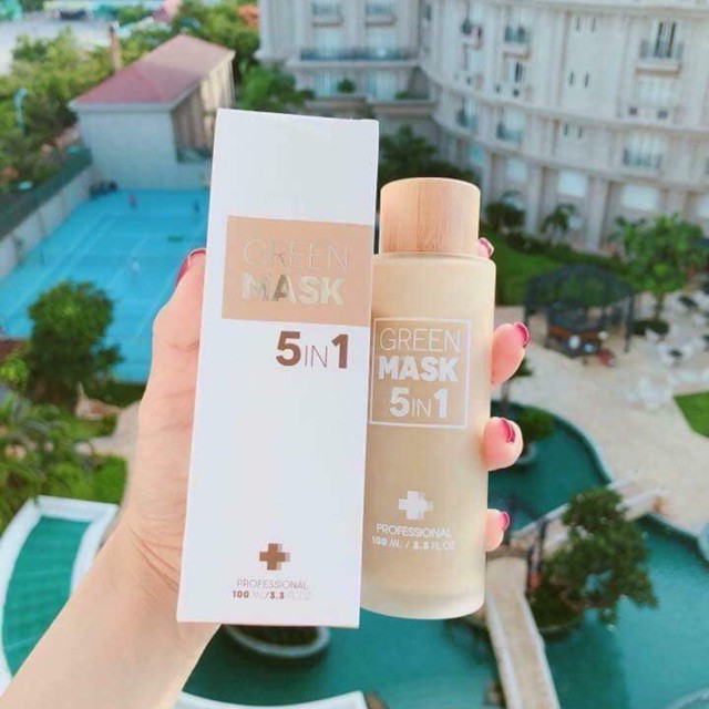 Mặt Nạ Tẩy Tế Bào Chết Genie Green Mask 5in1 100ml