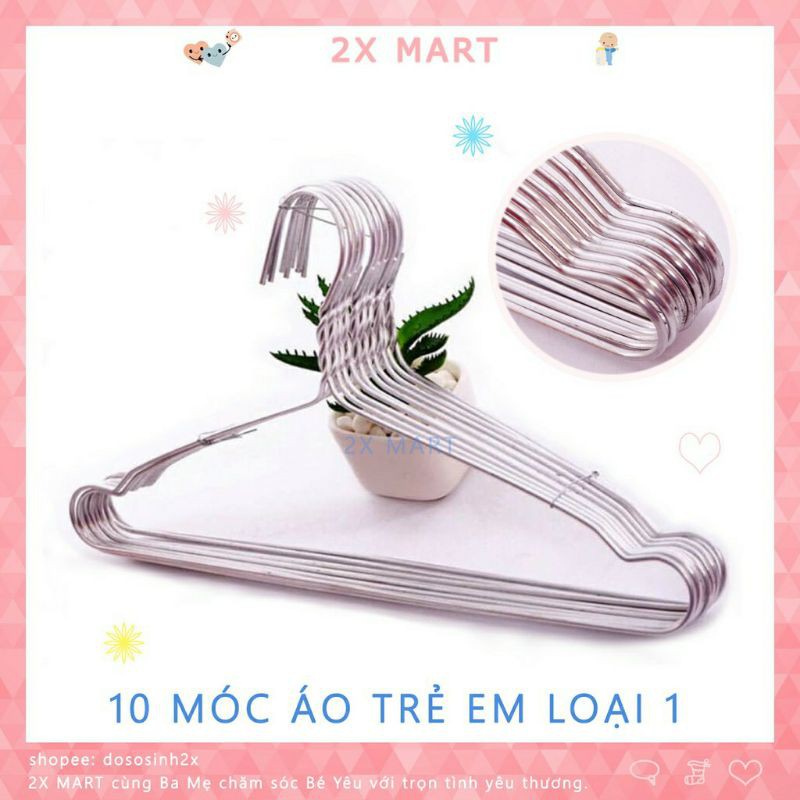 combo 10 mắc nhôm trẻ em