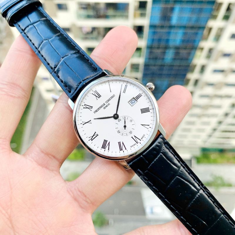 đồng hồ nam FC Slimline White - 245WR5S6 chính hãng, giá rẻ